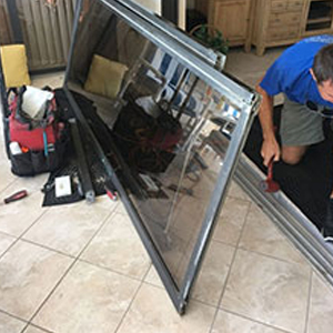 sliding glass door frame repair Imperial